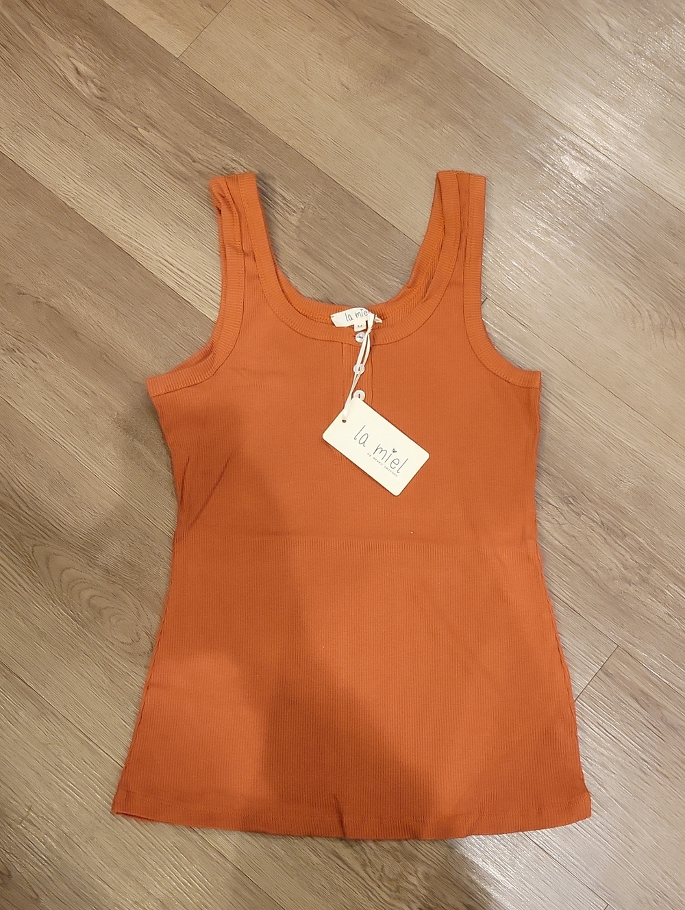 La Miel Rust Orange Tank